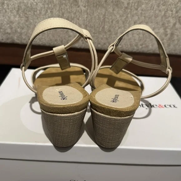 Style & Co. Cream Wedges - Picture 4 of 7